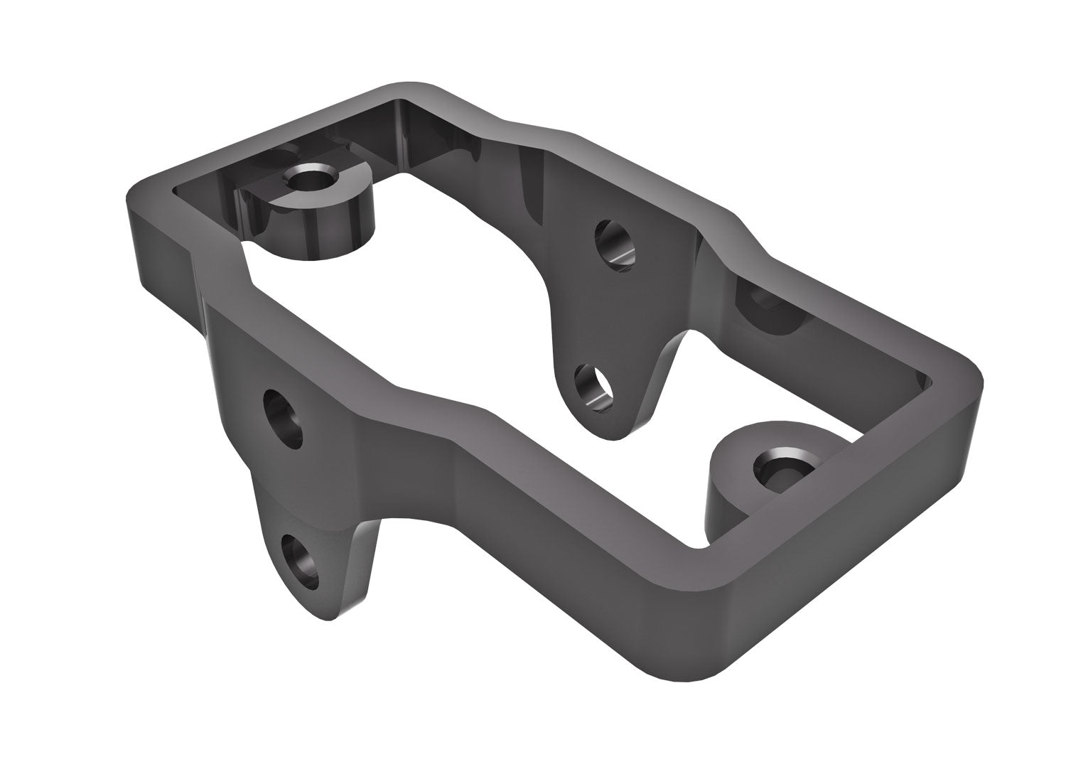 TRA9739-GRAY 9739-GRAY Aluminum Steering Servo Mount, Gray