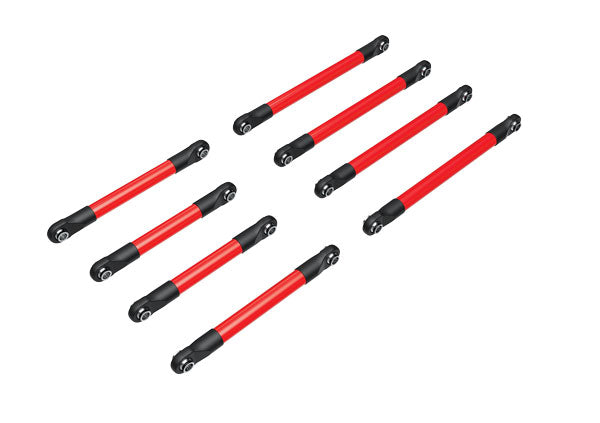 TRA9749-RED 9749-RED Aluminum Suspension Link Set, Red