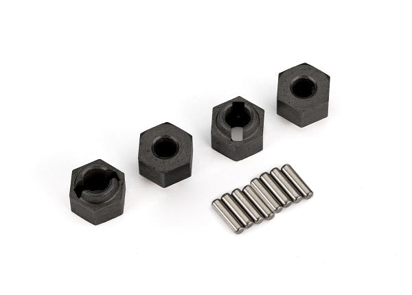 TRA9750 9750 7mm Hex Wheel Hubs w/ Axle Pins