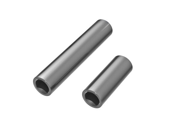 TRA9752-GRAY 9752-GRAY Center F&R Aluminum Female Driveshafts, Gray