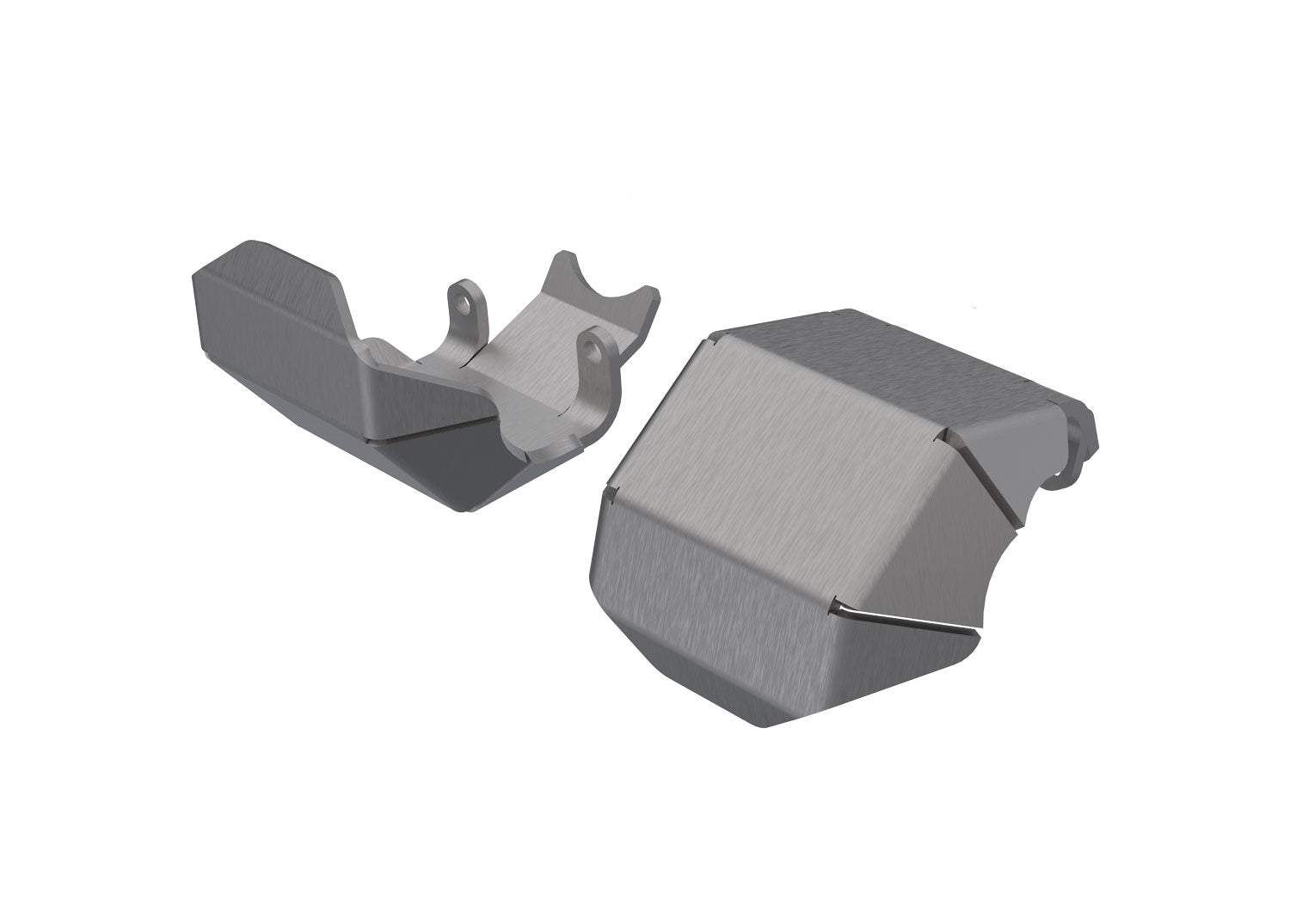 TRA9765 9765 Front & Rear Stainless Steel Skidplate Axle