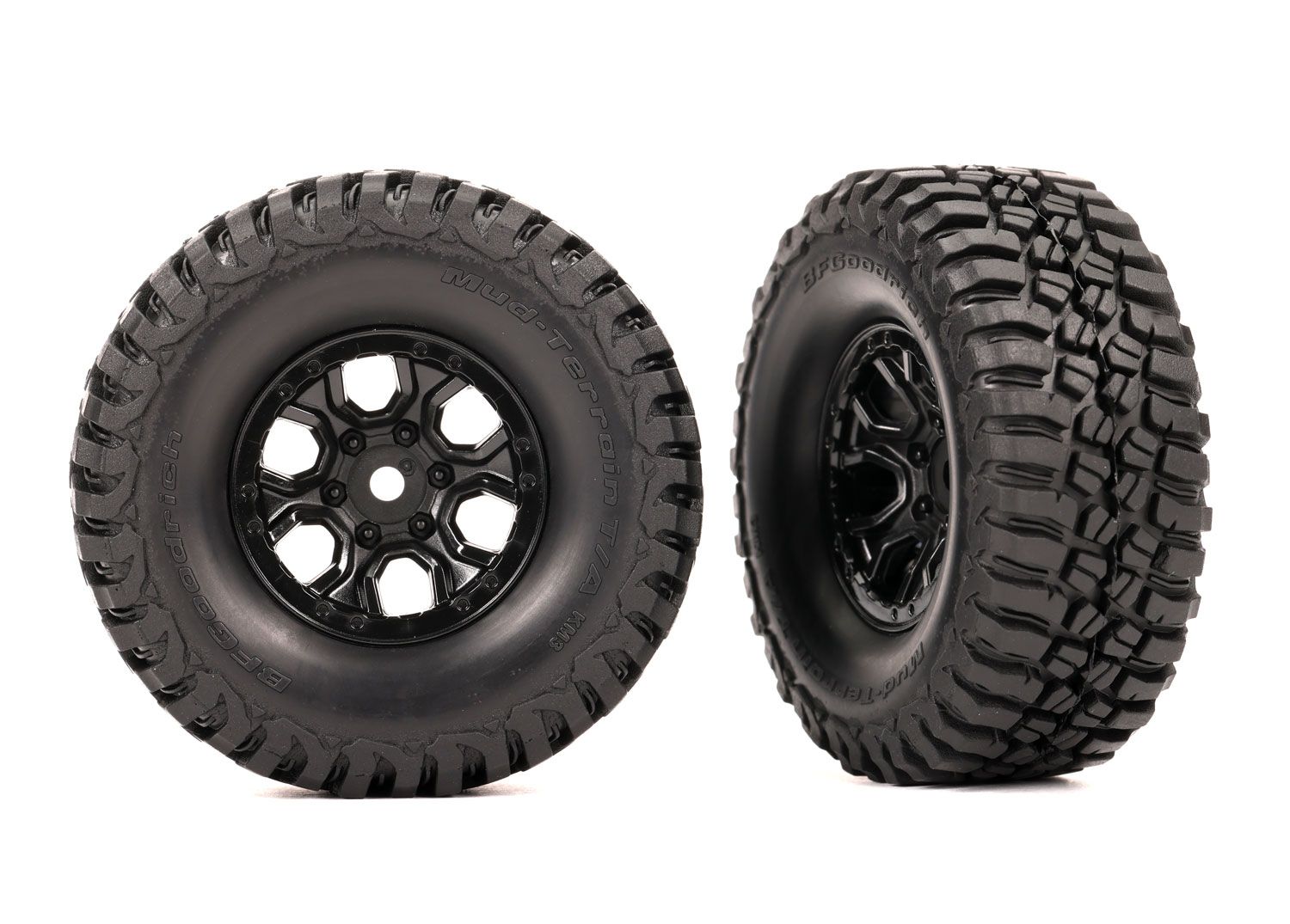 TRA9774 9774 2.2x1.0" Tires & Wheels, Black