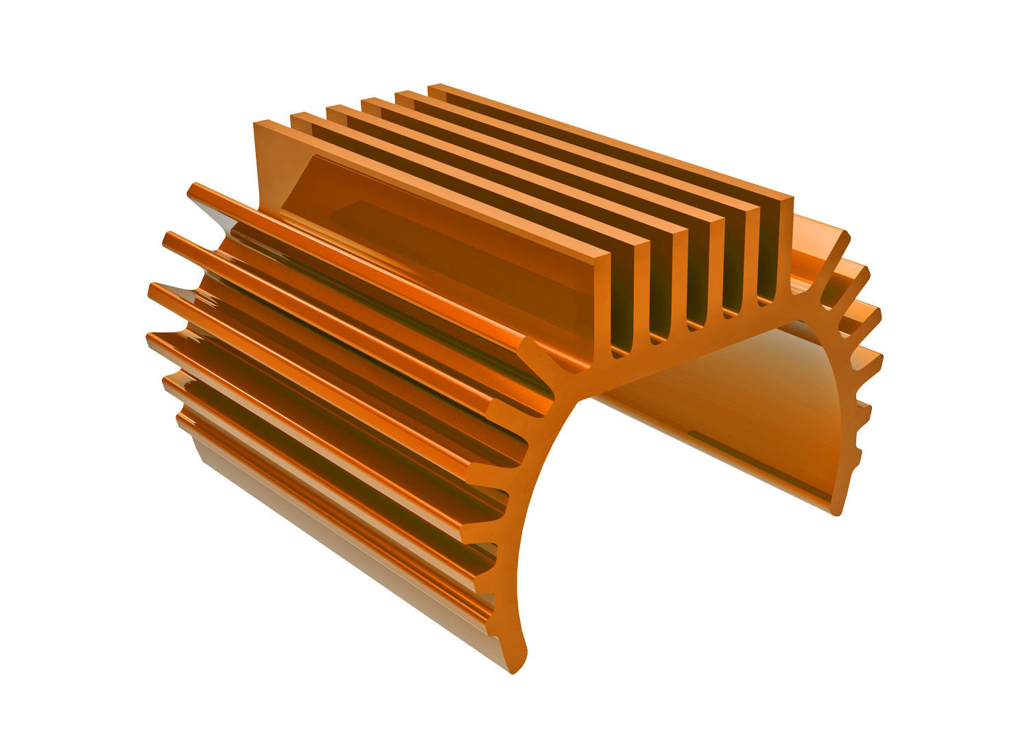 TRA9793-ORNG 9793-ORNG Aluminum 87T Moto Heat Sink, Orange