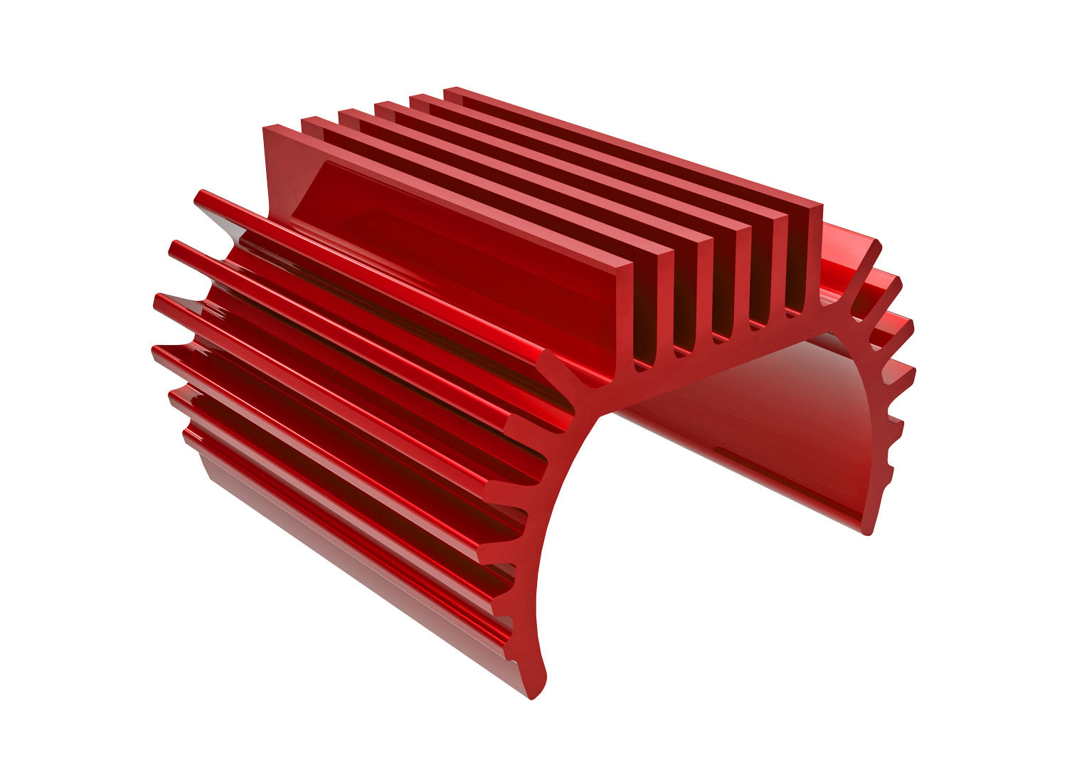 TRA9793-RED 9793-RED Aluminum 87T Moto Heat Sink, Red