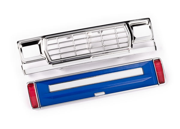 TRA9819-BLUE 9819-BLUE Front Grille & Tailgate Panel, Blue