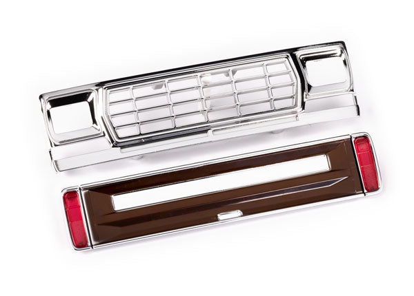 TRA9819-BRWN 9819-BRWN Front Grille & Tailgate Panel, Brown