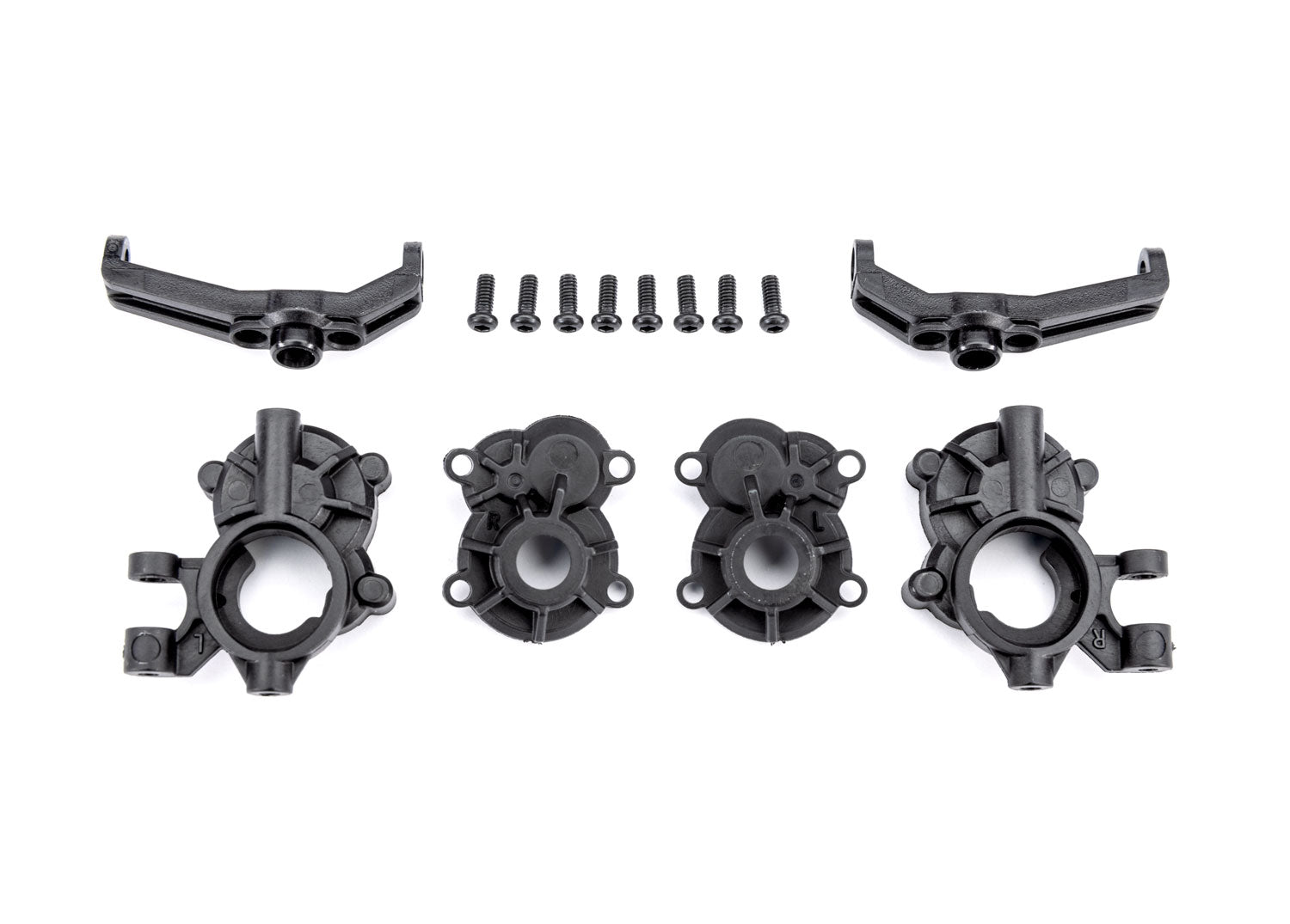 TRA9832 9832 Front Portal Drive Housings w/ Caster Blocks