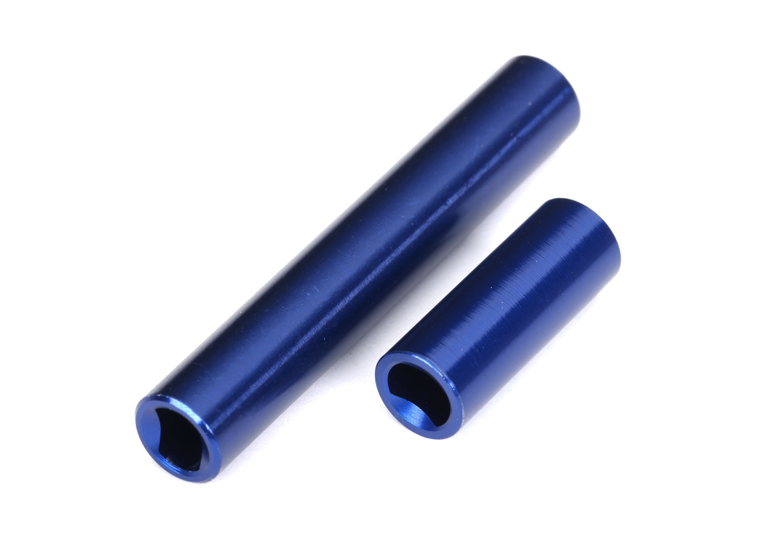 TRA9852-BLUE 9852-BLUE TRX-4M High Trail Alum Center Driveshaft, Female, F&R, Blue