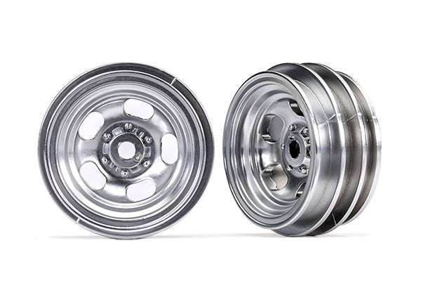 TRA9869 9869 1.0" Wheels, Satin Chrome (2)