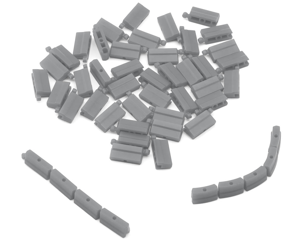 TRJ760074 TRJ760074 Micro RC Track Mat Fence Set, Gray (50)