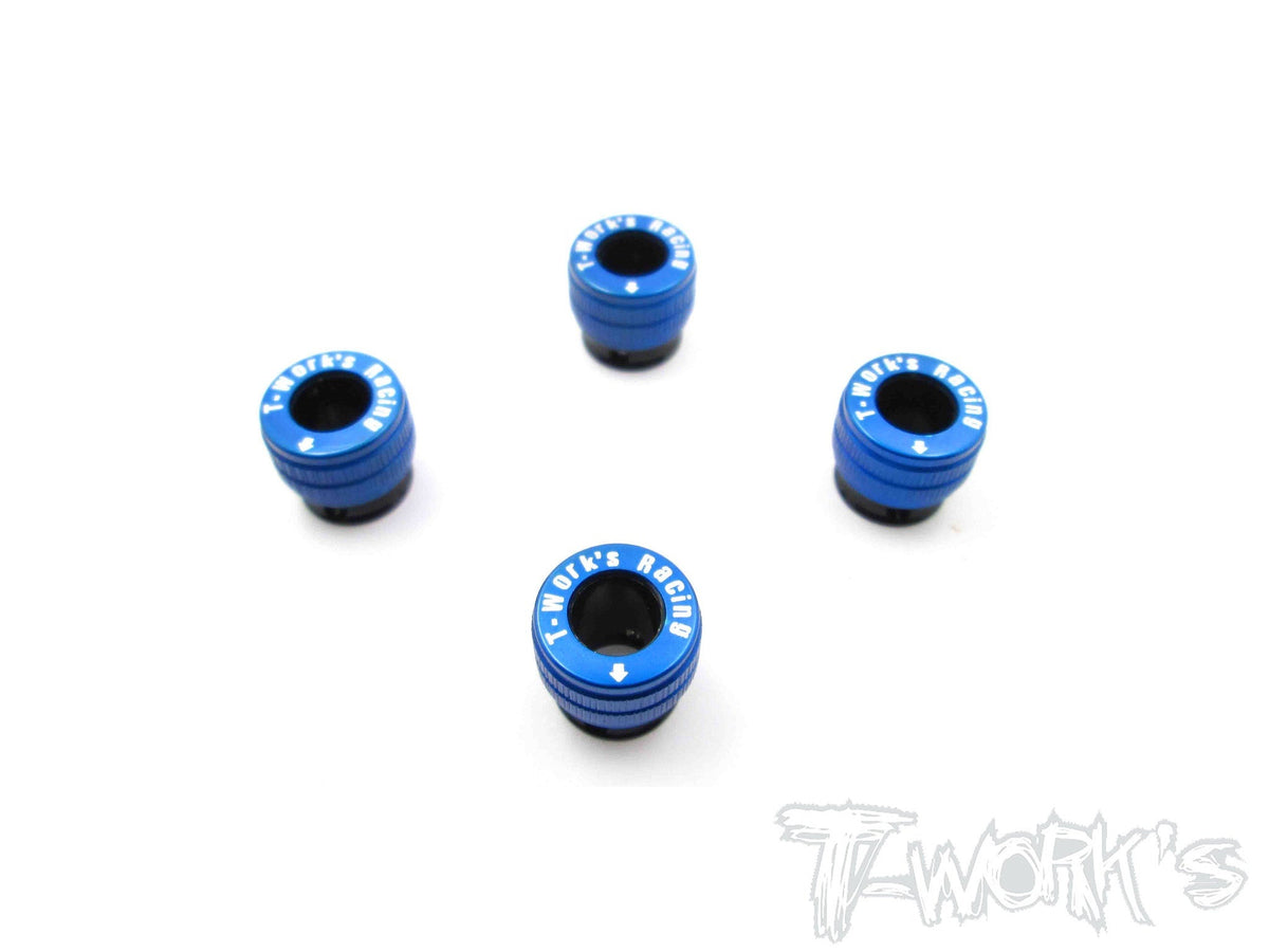 TWKTE-110BK TE-110BK Aluminum Body Height Adjuster (4), Black