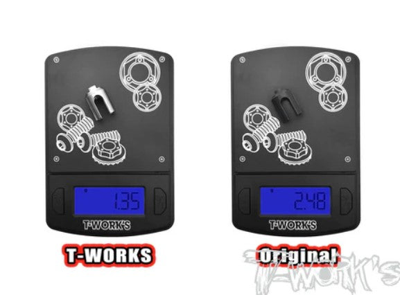 Titanium Solid BB Driveshaft Adapters, Awesomatix