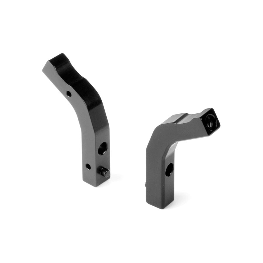 XRA301976 301976 X4 Aluminum Shock Holder, Front, Fixed for Uni Bulkhead (2)