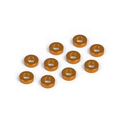 XRA303123-O 303123-O Aluminum Shim, 3x6x2.0mm, Orange