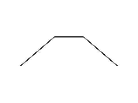 XRA323490 323490 XB2 Anti-Roll Bar, Rear, Short (1.0mm)