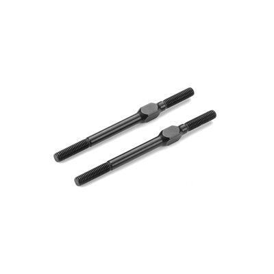 XRA372615-K 372615-K Aluminum Turnbuckle, M3, 50mm, Black (2)