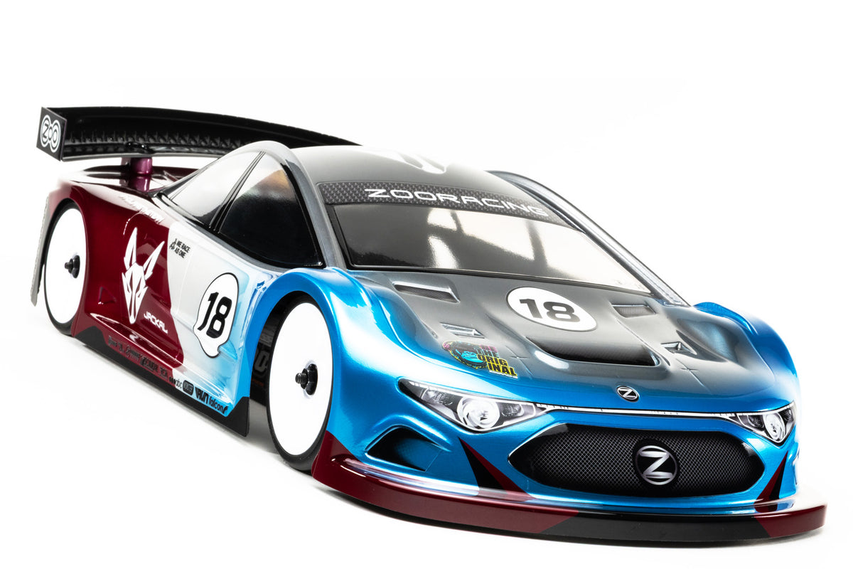 ZOOZR-0018-04ZL ZR-0018-04ZL Jackal 1/10 Touring Car Body, 190mm, 0.4mm Airlite, Clear
