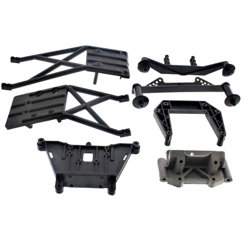 Traxxas 1/10 Slash 2WD Front & Rear Skid Plates & Shock Towers