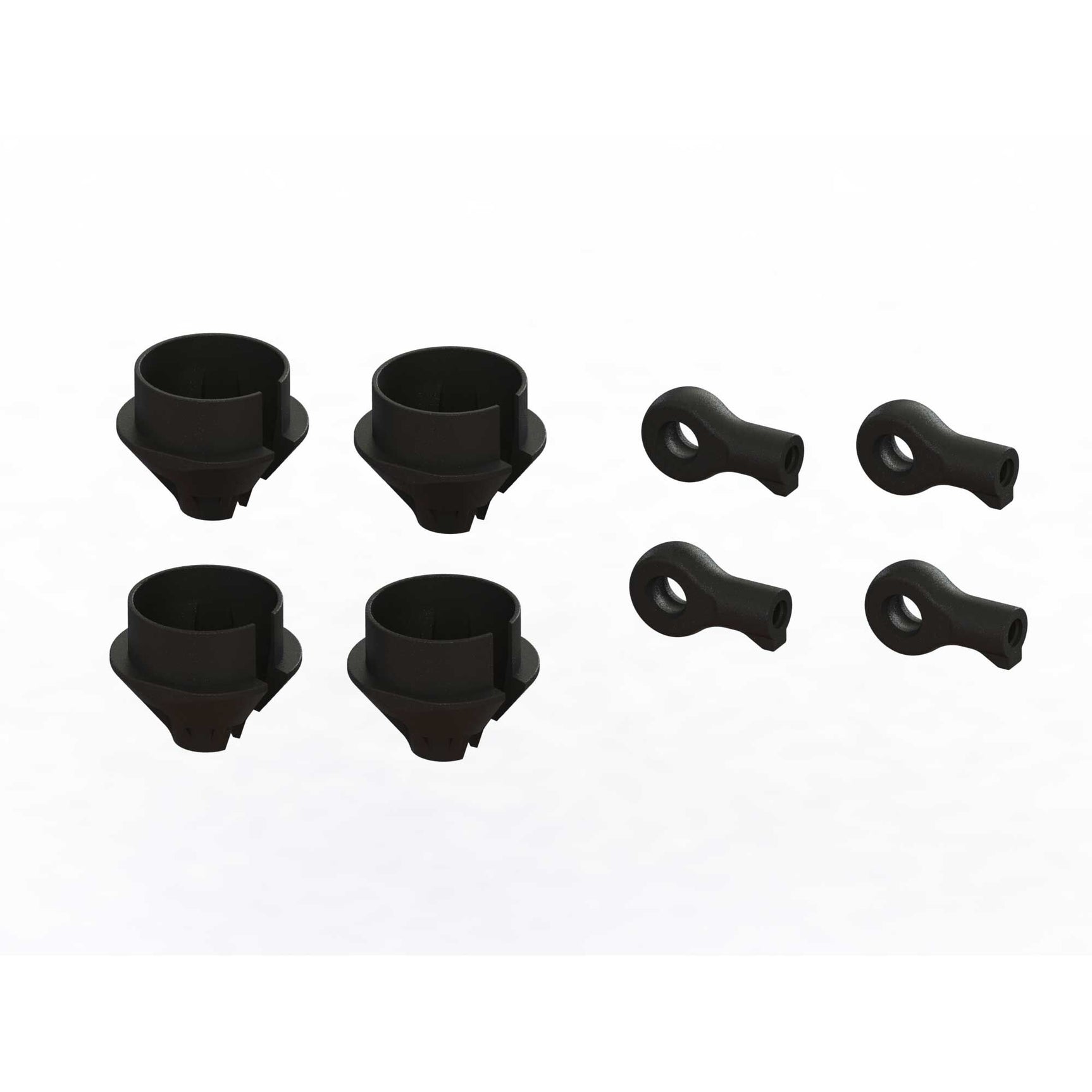 ARA330608 ARA330608 HD Shock Rod End & Spring Cup Set