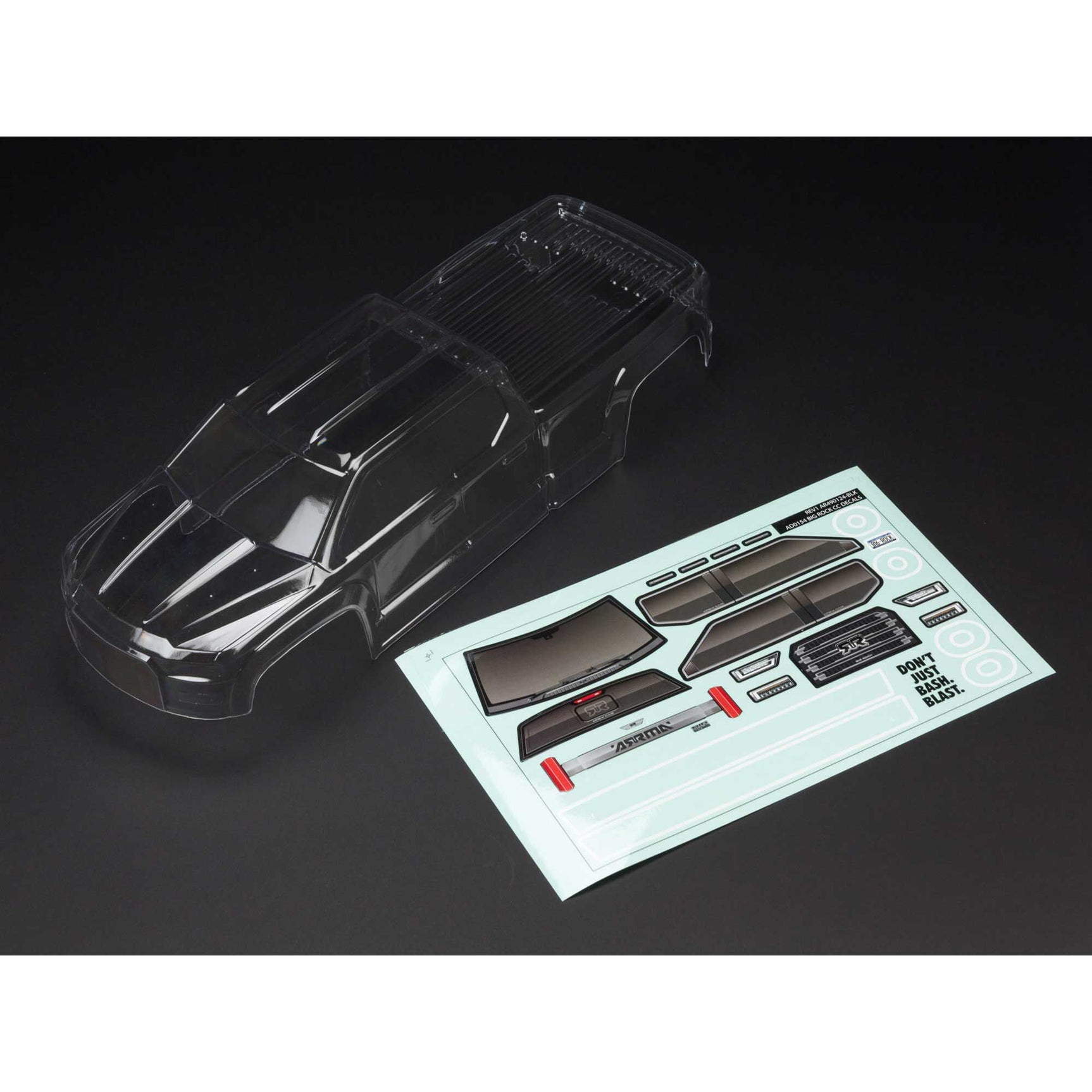 AR402284 AR402284 Big Rock Crew Cab 4x4 Body, Clear & Decals