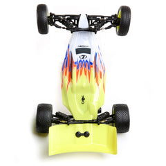 Losi LOS01016T3 Mini-B Brushed 1/16 2WD Buggy, Yellow/White