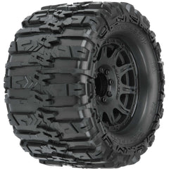 PRO10155-10 10155-10 Trencher HP 3.8" AT Belted Tires, Raid Black Wheels