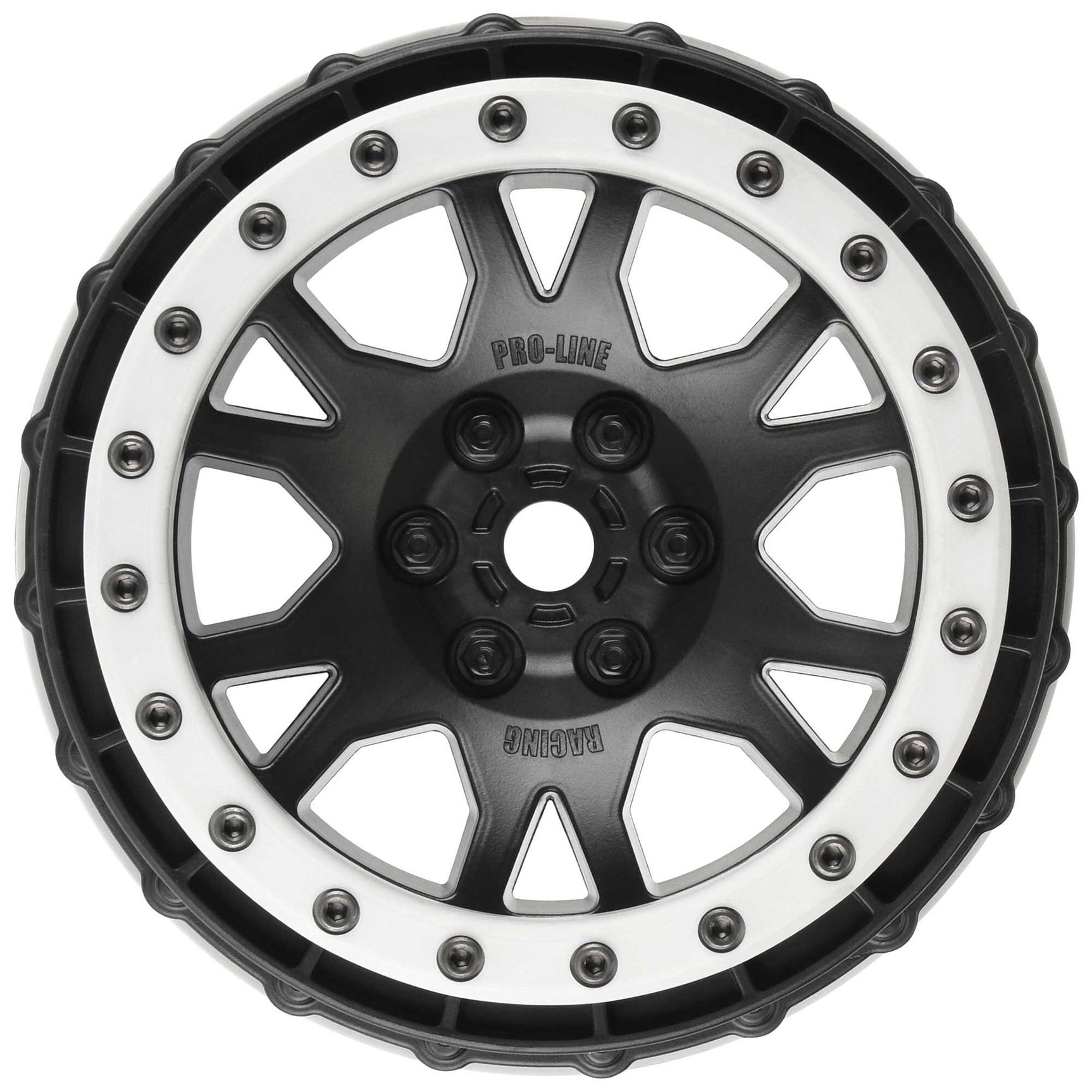 Impulse Pro-Loc Black Wheels, Gray Rings, X-Maxx
