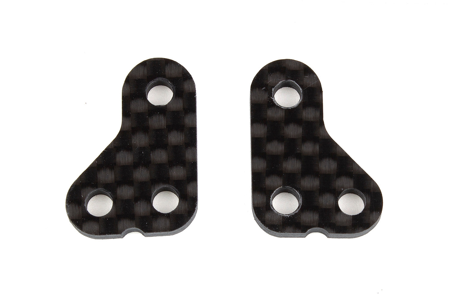 ASC71144 71144 RC10T6.2 Factory Team Carbon Fiber Steering Arm +1mm (2)