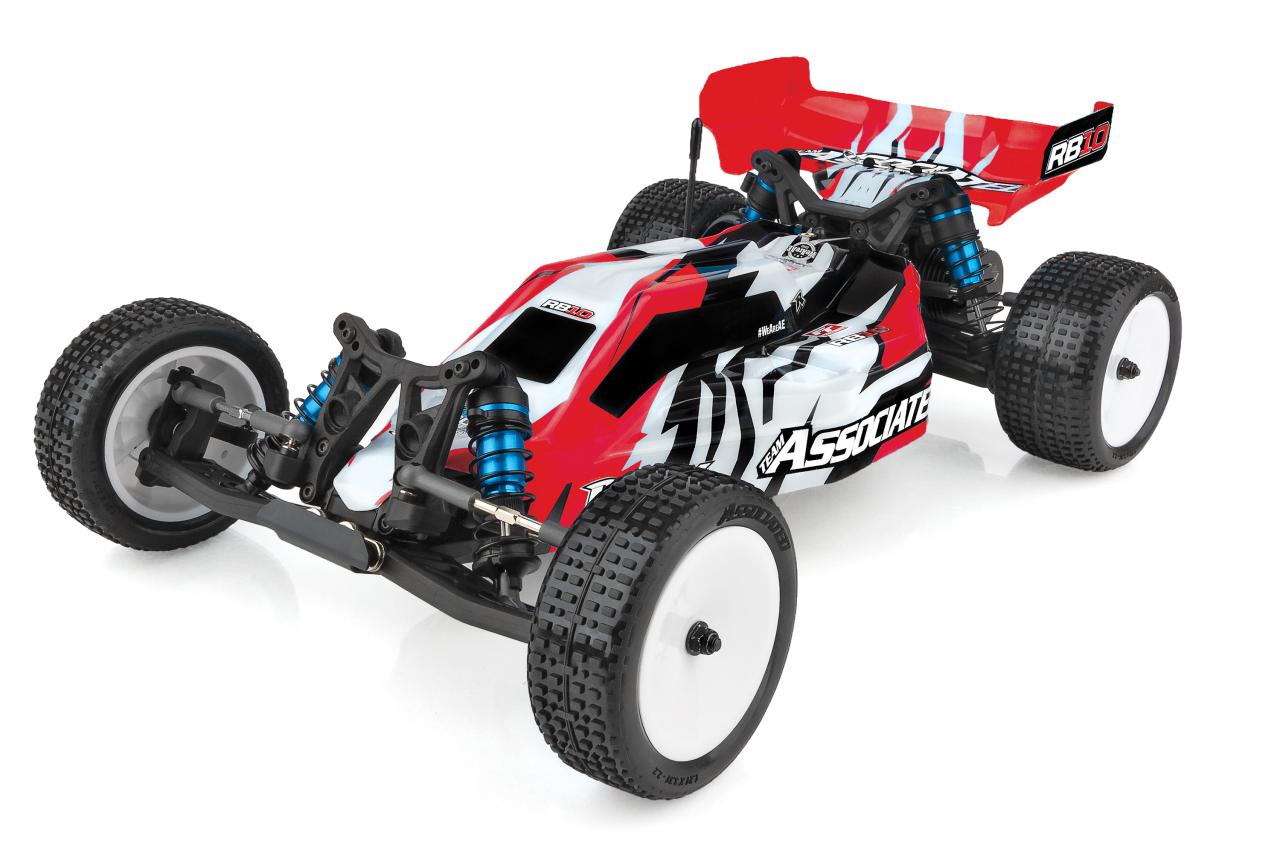 ASC90032 90032 RB10 1/10 2WD Buggy RTR, Red