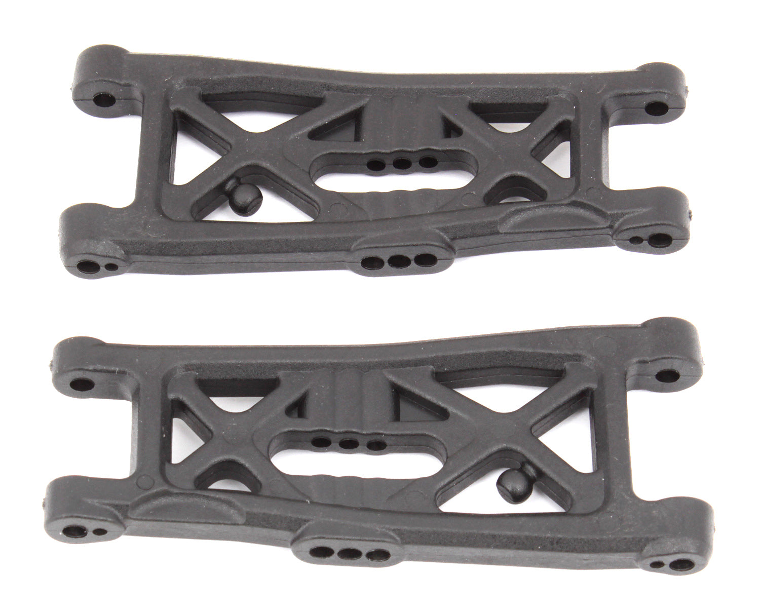 ASC91872 91872 RC10B6 Factory Team Front Suspension Arms, Gull Wing, Carbon Fiber
