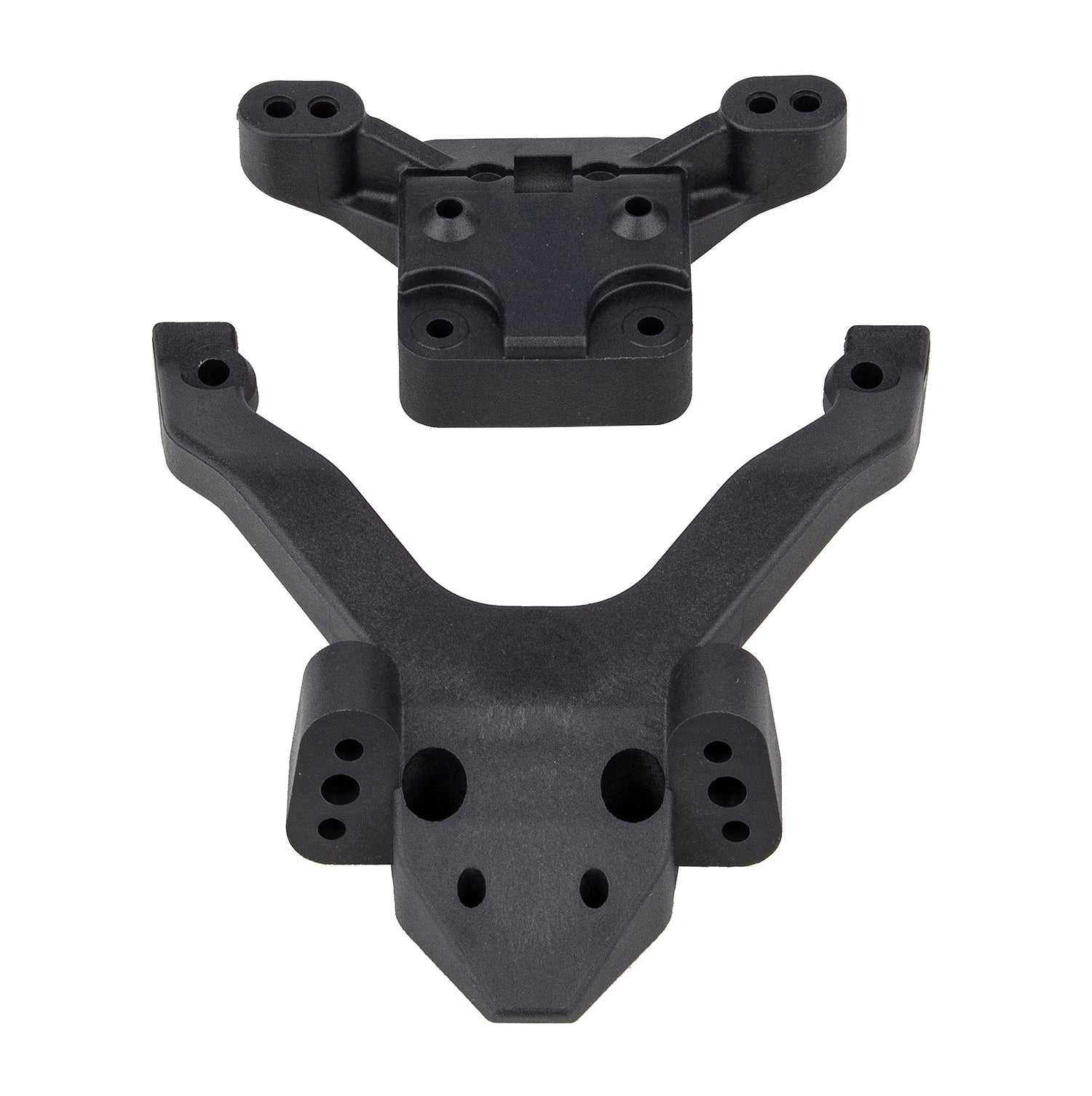 ASC91972 91972 RC10B6.4 Factory Team Top Plate & Ballstud Mount, Carbon
