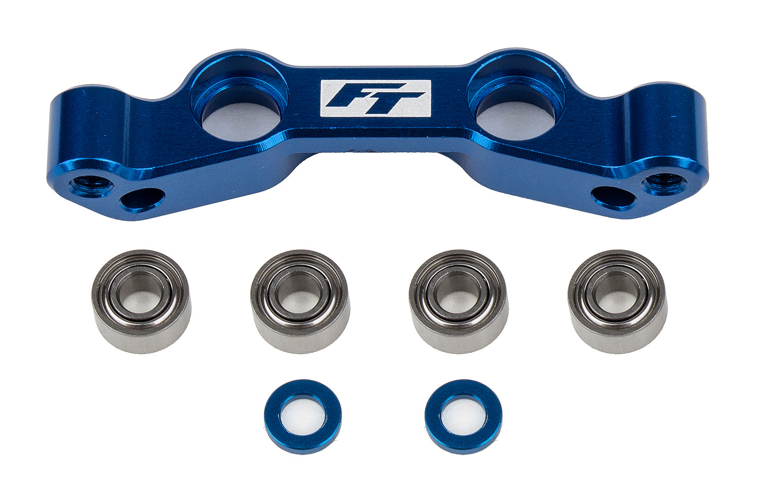 ASC91984 91984 RC10B6.4 Factory Team Aluminum Steering Rack, Blue