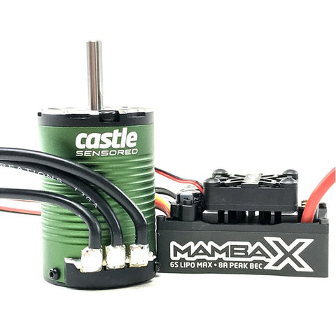 Castle Creations 010-0161-00 Mamba X SCT Pro Sensored ESC & 3800KV Motor Combo