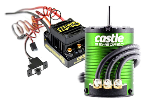 Castle Creations 010-0164-01 Sidewinder 4 Waterproof ESC & 4600KV Motor