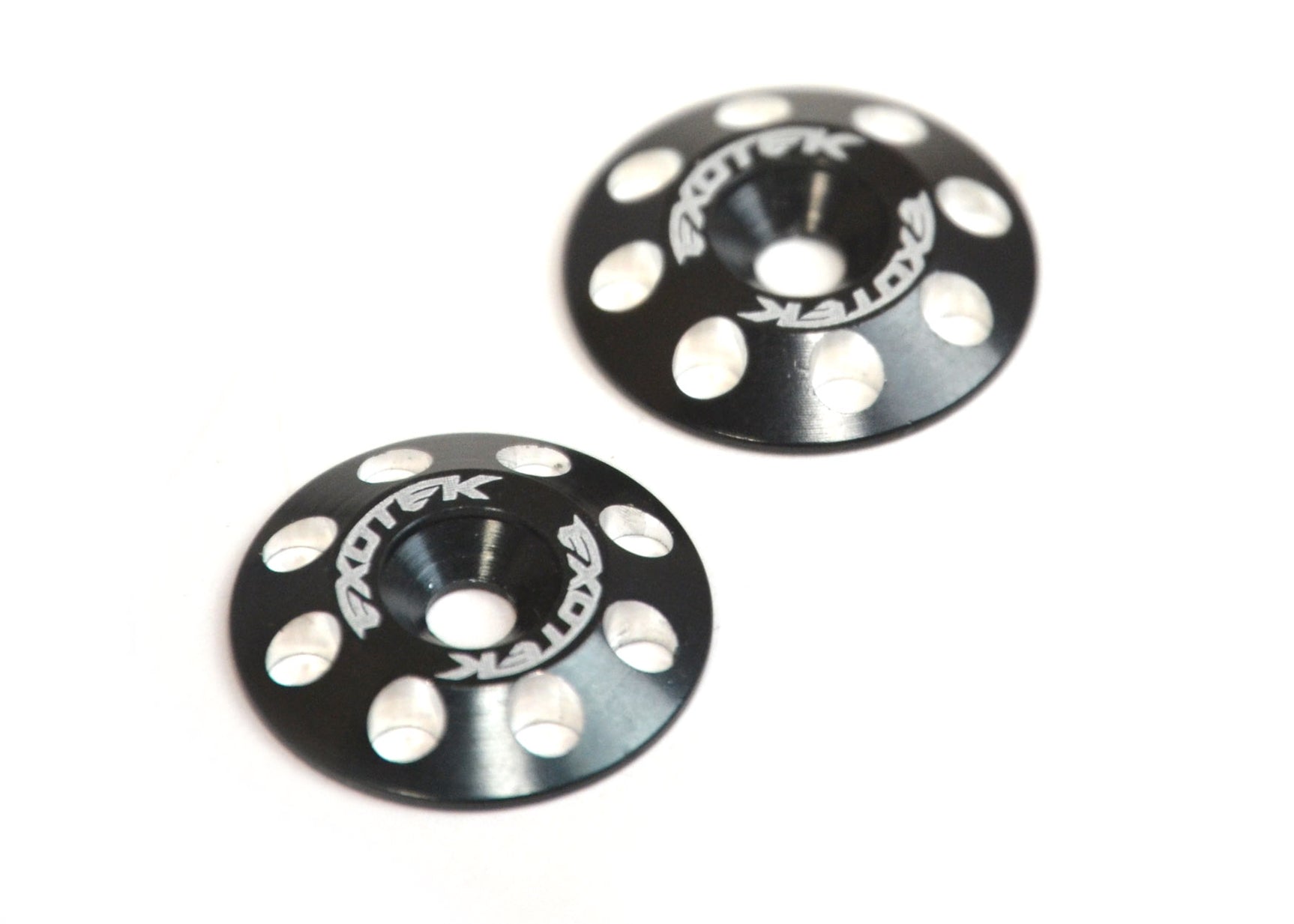 EXO1678BLK 1678BLK Flite Wing Aluminum Buttons V2, Black