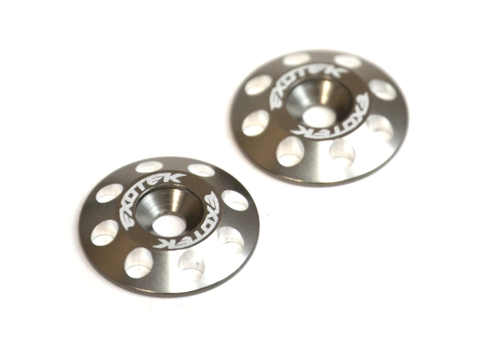 EXO1678GUN 1678GUN Flite Wing Aluminum Buttons V2, Gunmetal