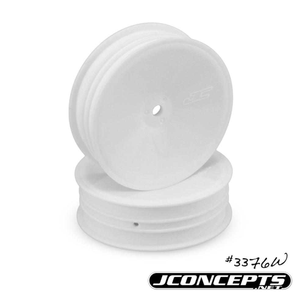 JCO3376W 3376W Mono 2.2" Slim Front Buggy Wheel, White (4)