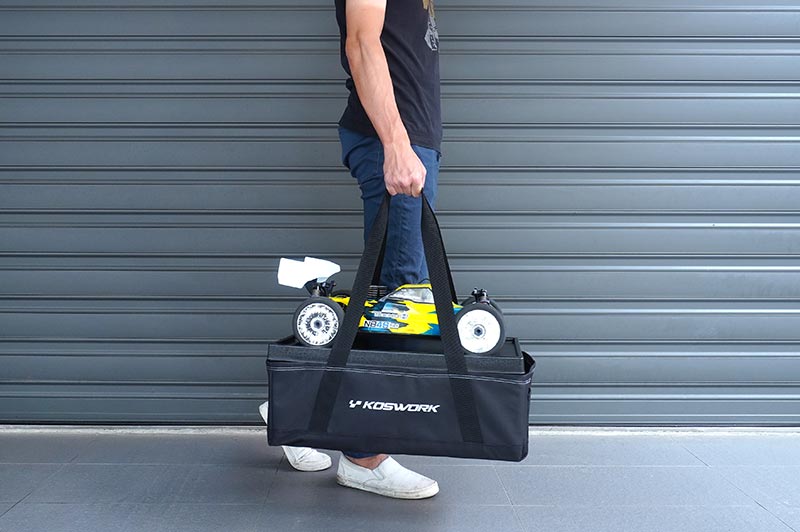 KOS32277 KOS32277 1/8 Buggy/Onroad Car Carrying Bag w/ Large Drawer Set