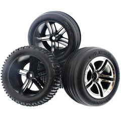 nSport Tires 5574R Alias Tires & 12mm Hex Twin Spoke Wheels