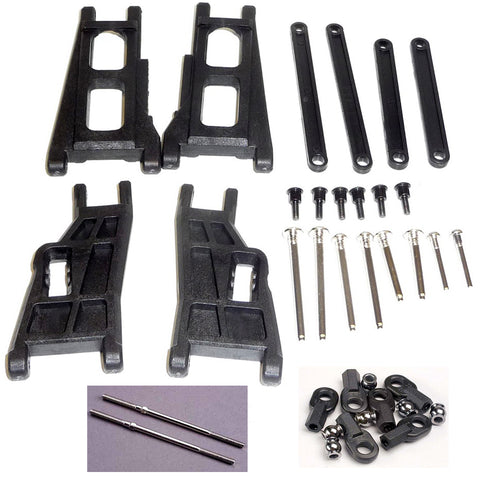 Traxxas 1/10 Stampede 2WD XL-5 Front & Rear Suspension Arms, Turnbuckles & Hinge Pins