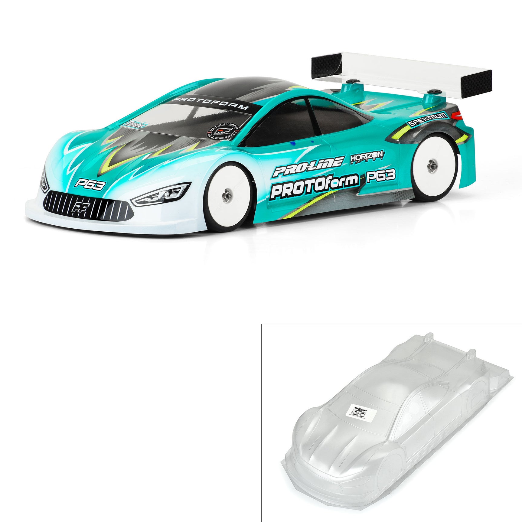 PRO1580-25 1580-25 P63 1/10 Touring Car Body, Standard Weight