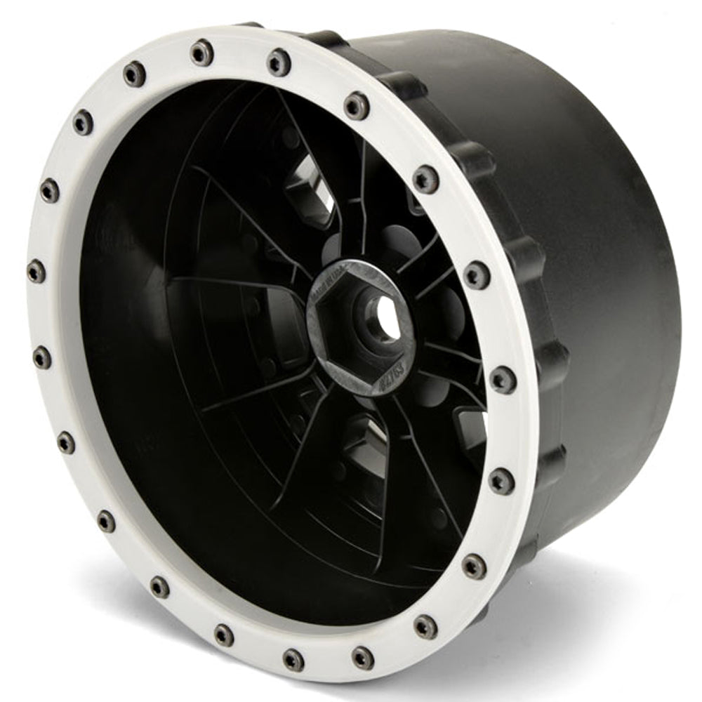 Impulse Pro-Loc Black Wheels, Gray Rings, X-Maxx