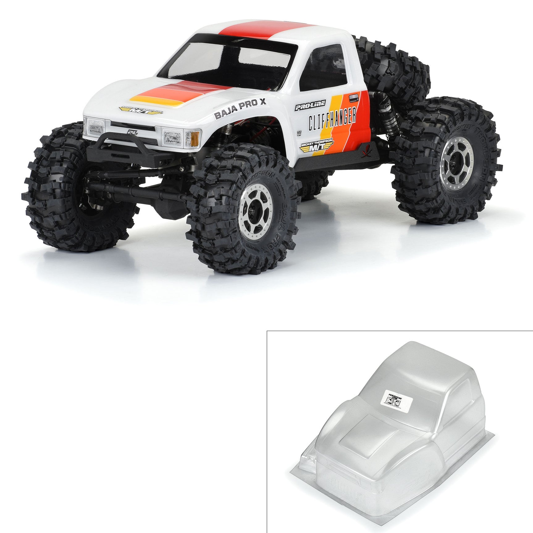 PRO3615-00 3615-00 Cliffhanger HP Cab-Only 1/10 Crawler Body, 12.3" WB, Clear