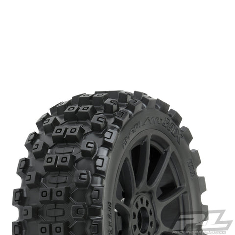 Pro-Line 9067-21 Badlands MX M2 Buggy Tires, Mach 10 Wheels, Black