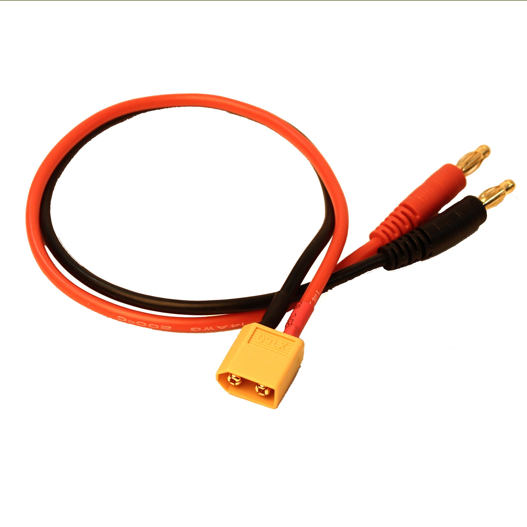 RCE1623 RCE1623 Charge Adapter, Male XT60 to Male 4mm Bullets