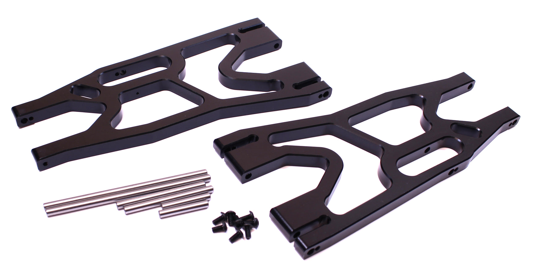RCE1904BK RCE1904BK Aluminum Lower Suspension Arm Set, Black, X-Maxx
