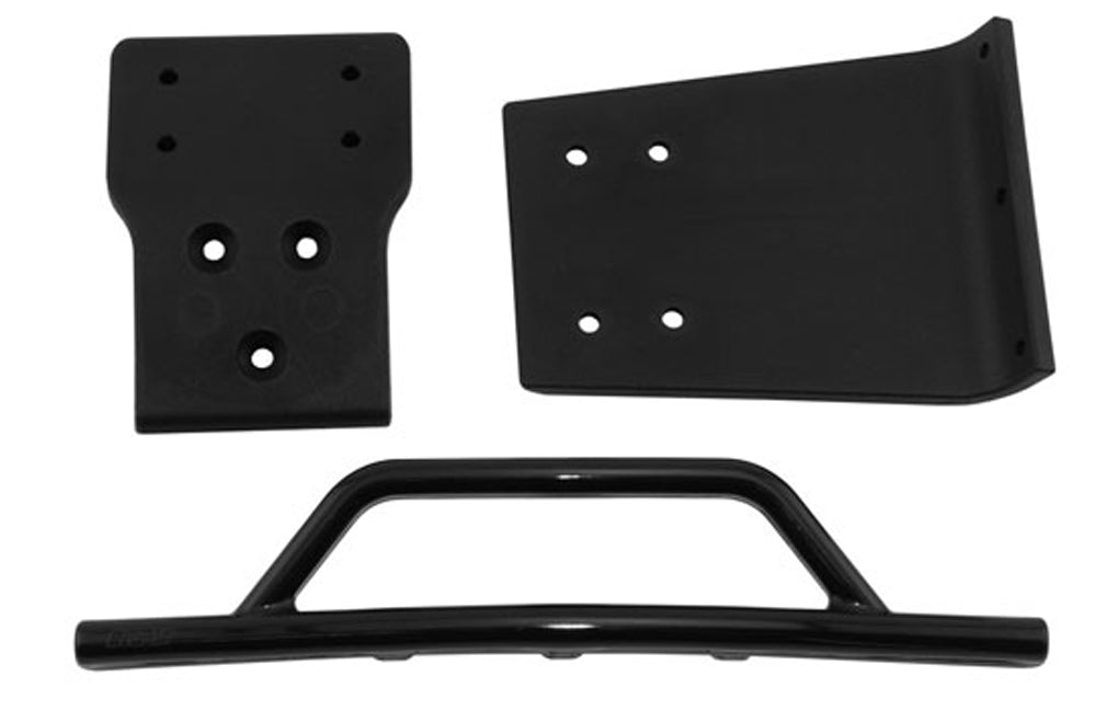 RPM80022 80022 Front Bumper & Skid Plate, Black, Slash 4x4