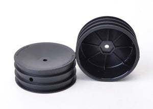 SCHU4367 U4367 Front 1/10 2WD Buggy Wheels, 12mm, Black