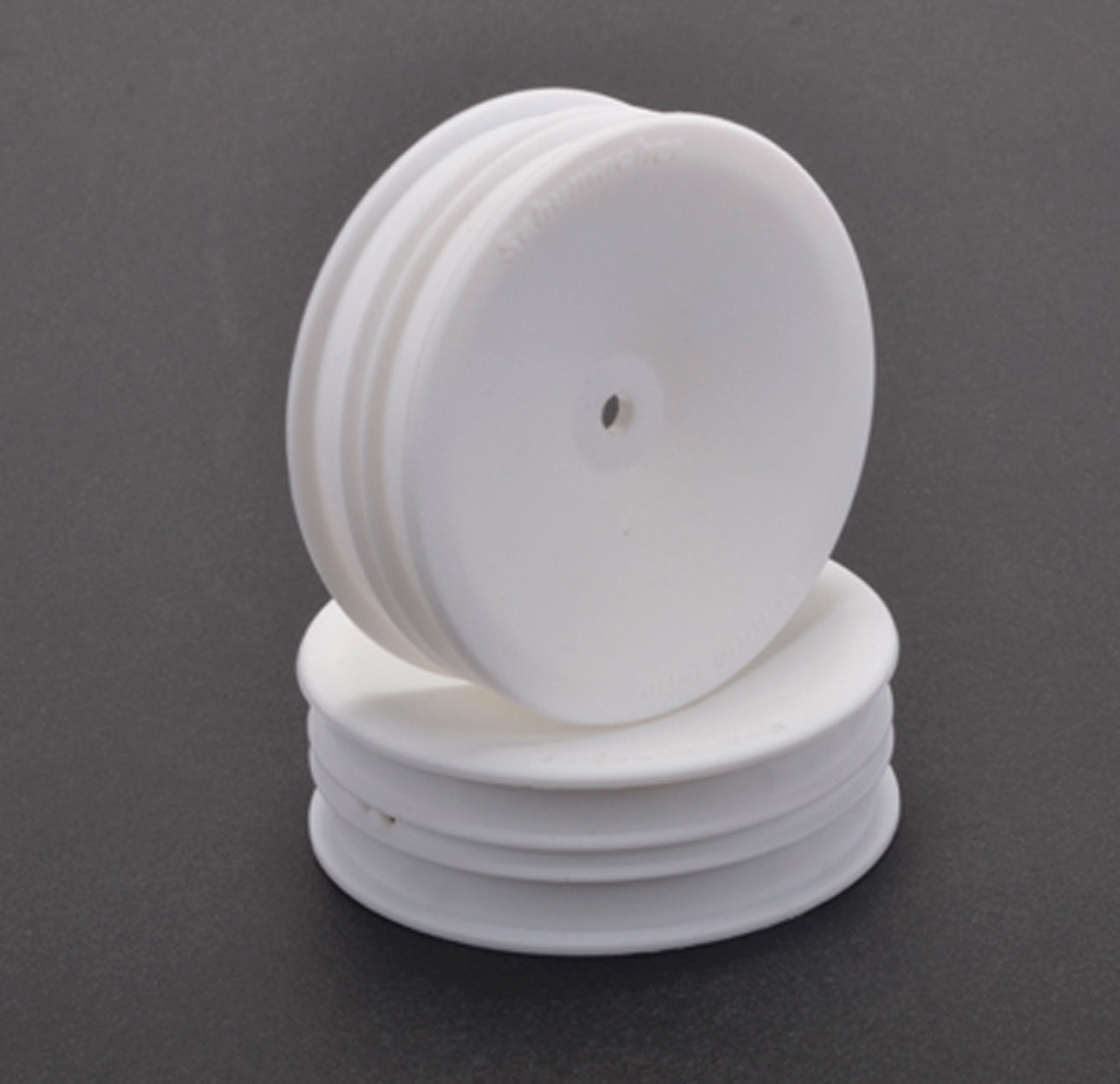 SCHU4661 U4661 Slim Front 1/10 2WD Buggy Wheel, 12mm, White