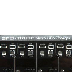 Spektrum SPMXC1040 S44 Micro 4-Port Ac/DC Smart Charger, 1S